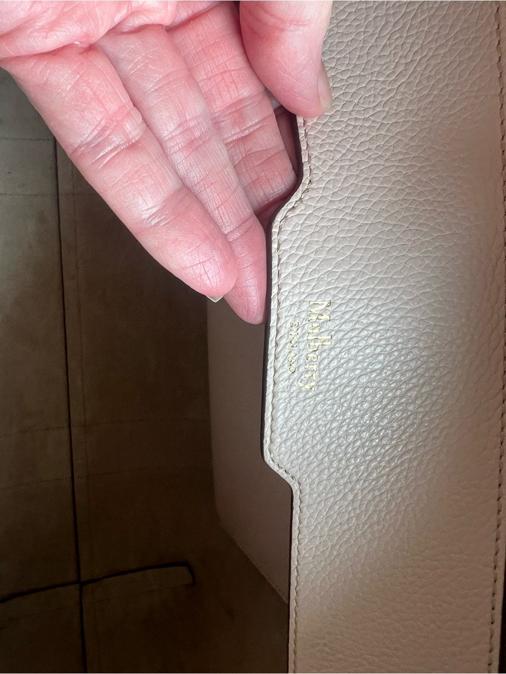 Mulberry Bayswater Pebbled Leather Tote in Pale Blush - Picture 11 of 11